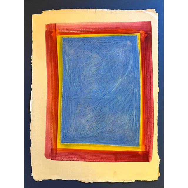 Abstract 1990’s Abstract Color Field Painting by Satori Gregorakis For Sale - Image 3 of 3