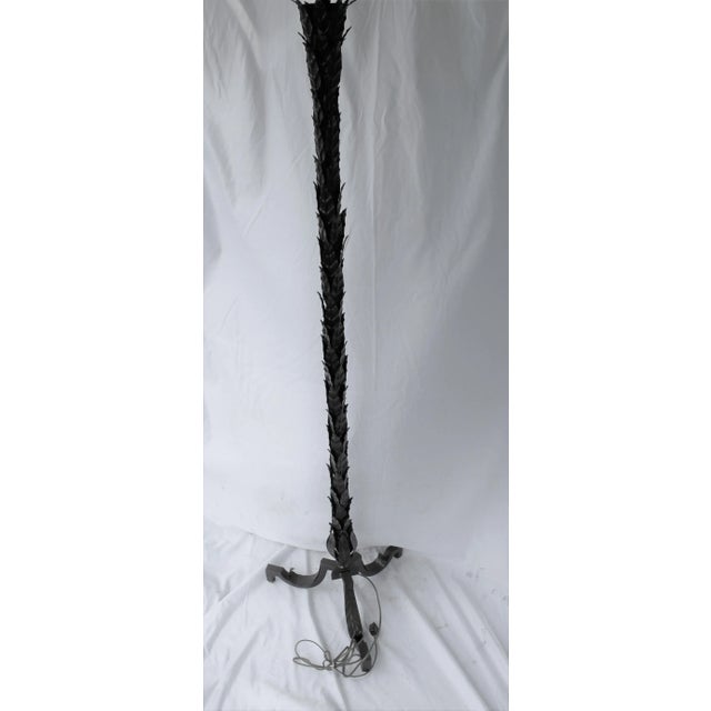 Made from an original design from Hendrix Allaroyce. Our lighting showroom sample. Has solid iron /Steel frame and stamped...