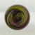 Glass Mid-Century Modern Spherical Murano Art Glass Vase With Swirling Ribbon Accents, 1960s For Sale - Image 7 of 8