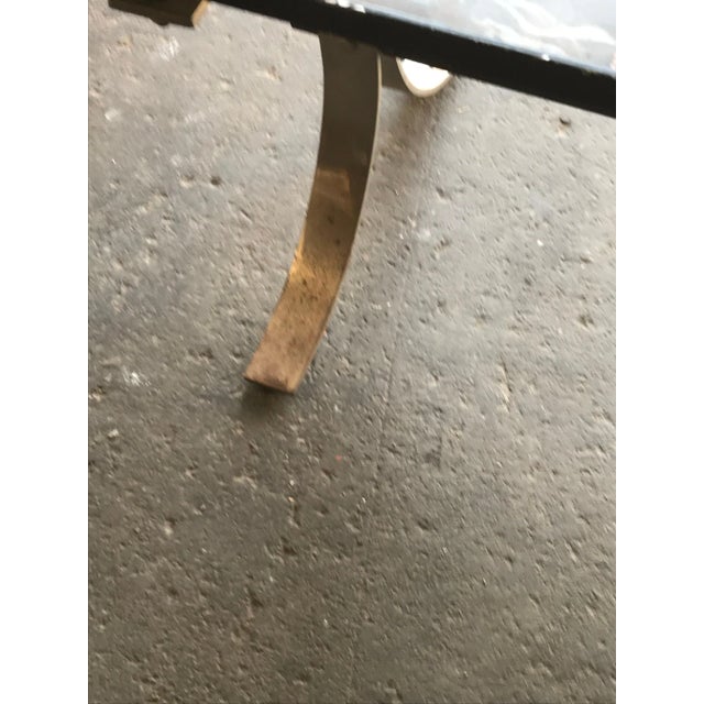 Mid-Century Chrome & Marble Coffee Table, 1950s For Sale - Image 9 of 10