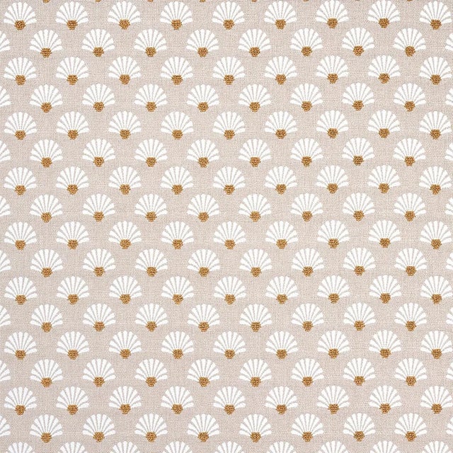 Schumacher Bellini Indoor/Outdoor Fabric in Sand For Sale In Charlotte - Image 6 of 6