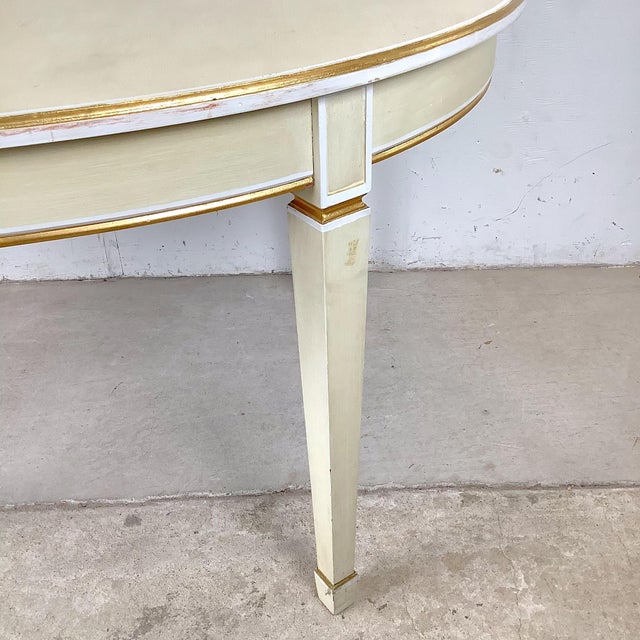 Mid-Century Gustavian-Style Oval Dining Table by Lysberg, Hansen & Therp For Sale - Image 11 of 12