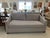 Modern The Sullivan Sofa in Grey Merino Fabric For Sale - Image 3 of 12