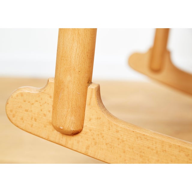 Vintage J16 Rocking Chair by Hans J. Wegner for FDB Møbler, 1960s For Sale - Image 8 of 14