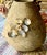 Handcrafted Pottery Ceramic Rustic Vase With Shell Accents For Sale - Image 10 of 10