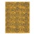 9x12 Stylish Iris Goldenrod Kilim Fluid Spirals Modern Handwoven Wool Carpet Rug For Sale