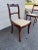 Brown Early 20th Century Pair Antique Duncan Phyfe Style Mahogany Carved Rose Back Side Chairs. For Sale - Image 8 of 10
