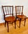 Art Nouveau Pair Antique J & J Kohn Mundus Model 337 Bentwood Cafe Chairs Iris Marquetry Seats For Sale - Image 3 of 17