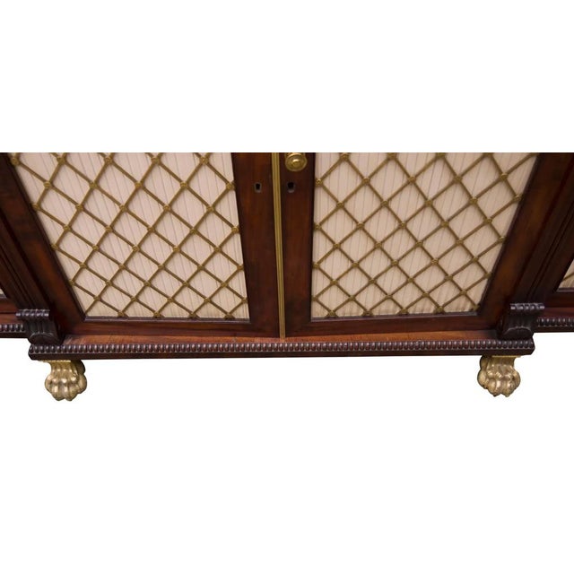 Regency Mahogany and Brass Inlaid Credenza From Westport House, Ireland For Sale - Image 14 of 18