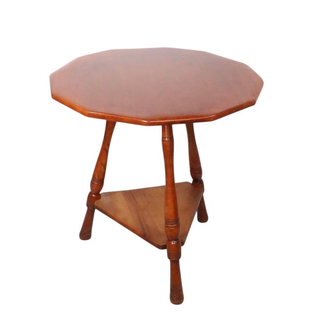 Wood Early 20th Century Cushman Colonial Creations Hudson Table No. 3 - 150 For Sale - Image 7 of 9