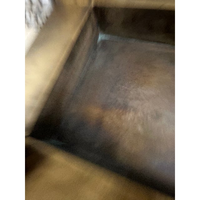 Metal Late 20th Century Annabelle Selldorf Solid Bronze Console Table For Sale - Image 7 of 10