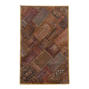 Vintage Bohemian Framed Patchwork Tapestry