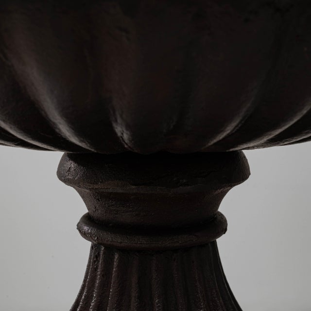1900s French Cast Iron Tazza Urn Planters - A Pair For Sale - Image 14 of 18