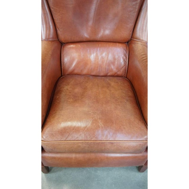Vintage Club Chair in Cowhide For Sale - Image 6 of 13