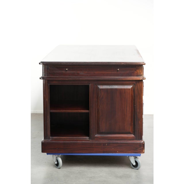 Antique Wooden Desk in Wood, 1900s For Sale - Image 4 of 16