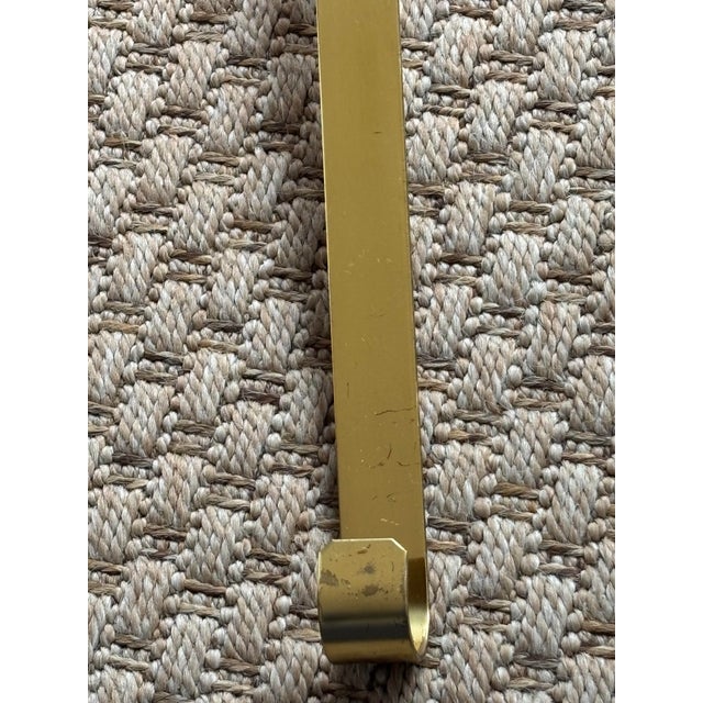 Brass Pineapple Over the Door Wreath Hook For Sale - Image 4 of 6