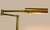 Brass 1970s Koch & Lowy Mid-Century Modern Adjustable Swing Brass Pharmacy Floor Lamp For Sale - Image 8 of 18
