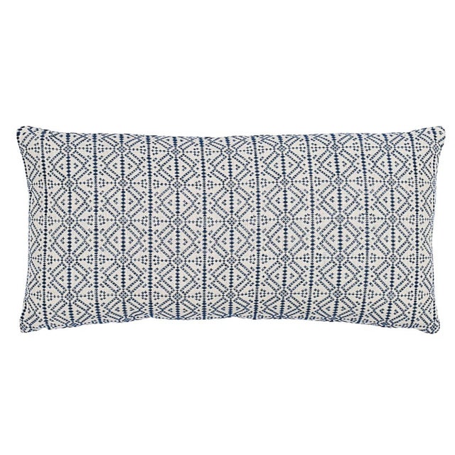 Not Yet Made - Made To Order Schumacher X A Rum Fellow Poxte + Lempa 24" Lumbar Pillow in Indigo For Sale - Image 5 of 5