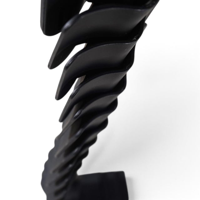 Black Postmodern Proteo Table Lamp by Mario Bertorelle for JM RDM, 1980 For Sale - Image 8 of 18