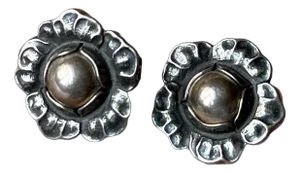 Sterling Silver Earrings from Georg Jensen, 2000s, Set of 2