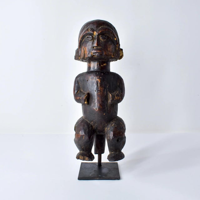 Early 20th Century Fang Figure on Custom Base Gabon For Sale - Image 13 of 17