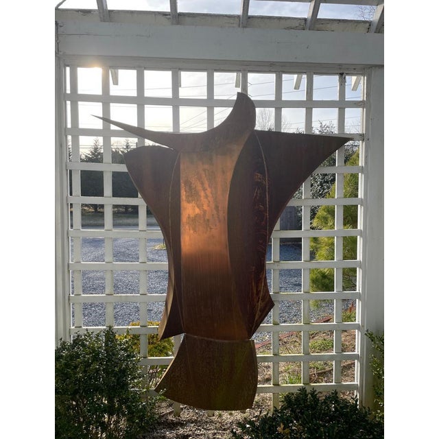 Copper Abstract Outdoor Sculptures, 2 Pieces For Sale In New York - Image 6 of 11