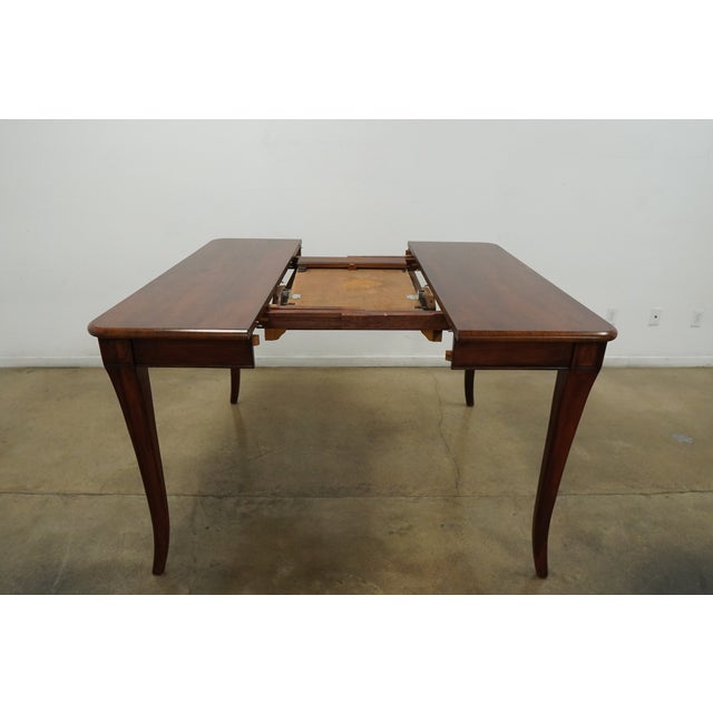 Vintage Queen Anne Extendable Dining Table For Sale - Image 10 of 15