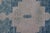 Textile Modern Turkish Oushak Rug Blue and Beige Geometric Design 2'6 X 3'8 For Sale - Image 7 of 10