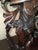 Mid 20th Century Art Deco Balinese Modernist Macassar Ebony Sarasvati Swan Rider Sculpture For Sale - Image 10 of 18