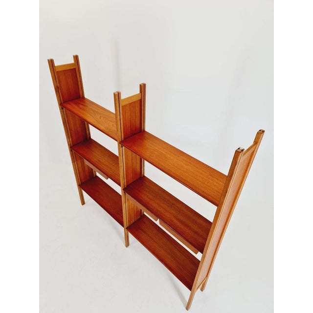 Vintage Danish Freestanding Bookshelf System in Teak by Bengt Ruda, 1960s For Sale - Image 9 of 11