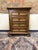 Wood Dutch Brutalist Oak Tallboy or Chest of Drawers, 20th Century For Sale - Image 7 of 8