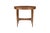 Antique English Hepplewhite Carved Bellflower Mahogany Caned Oval Side Table For Sale - Image 4 of 12
