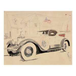 1984 Robert Colborne Rolls Royce Painting
