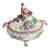 Vintage Handpainted French Old Strassbourg Style Faience Vegetable Tureen For Sale