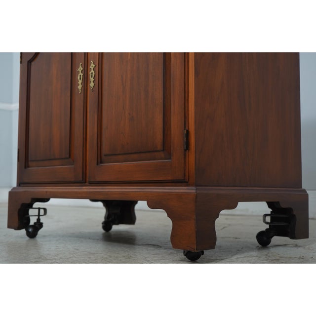 Henkel Harris Cherry Flip Top Bar Cabinet For Sale - Image 15 of 18
