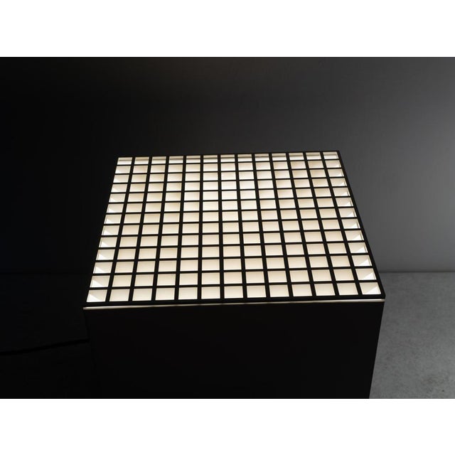 Lamps and Flower Vase Cube Light attributed to Studio OPI for Cini&Nils, 1970s For Sale - Image 4 of 13