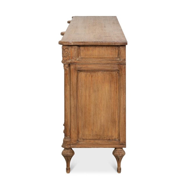 French Provincial Pine Buffet Sideboard For Sale - Image 4 of 11
