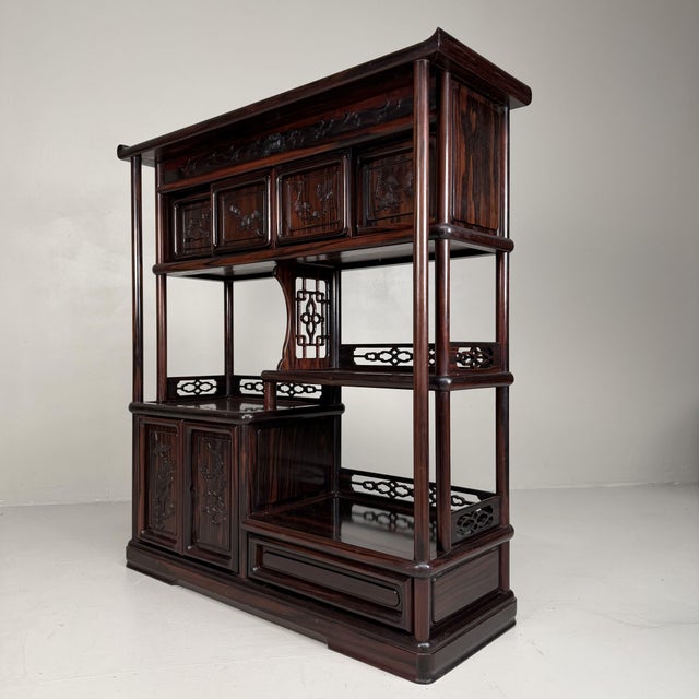 Japanese Kazaridana Tana Shelf Display Cabinet, 1930s For Sale - Image 11 of 17