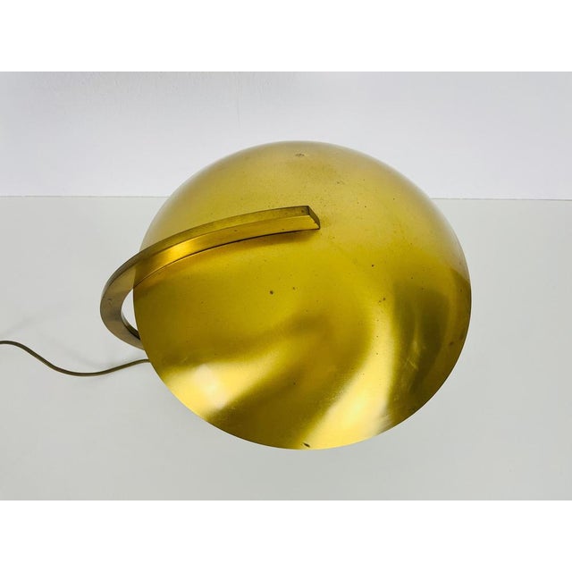 Gold Brass Table Lamp from Hillebrand Leuchten, 1960s, Germany For Sale - Image 8 of 14