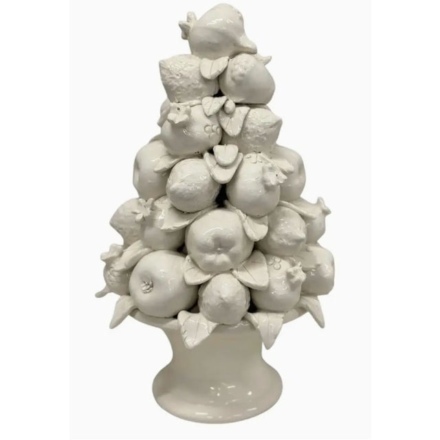 Description • Handmade and hand painted Italian Ceramic • Produced in the Tuscany Region, Italy • 10 inches diameter, 17...