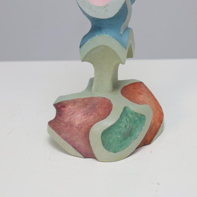 1980s Ivan Stoyanov, Modernist Sculpture, 1981, Wood For Sale - Image 5 of 8