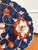 Amazing rare Imari pattern from the Meiji period (1868-1912). Typical orange and blue pattern, but with a wonderful cat in...