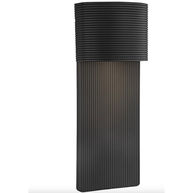 PAIR of 1-LIGHT OUTDOOR LED OUTDOOR WALL SCONCES IN SOFT BLACK FINISH. B1217-SBK The Tempe Outdoor Wall Sconce from Troy...