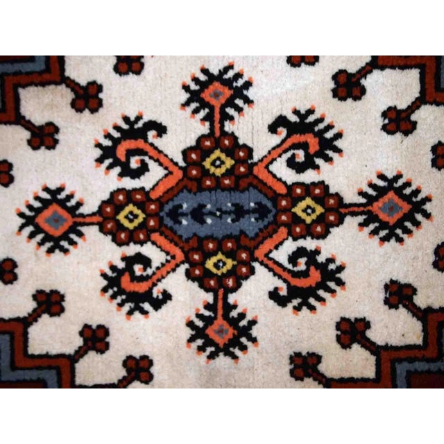 Vintage Berber rug from Morocco in original good condition. The rug made in the end of 20th century in wool. -condition:...