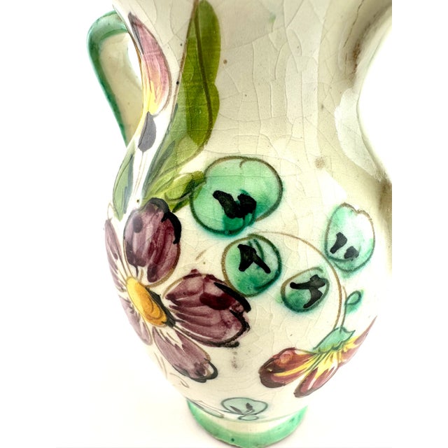 Rustic European 1960's Mid Century Vintage Italian Vase For Sale - Image 3 of 8