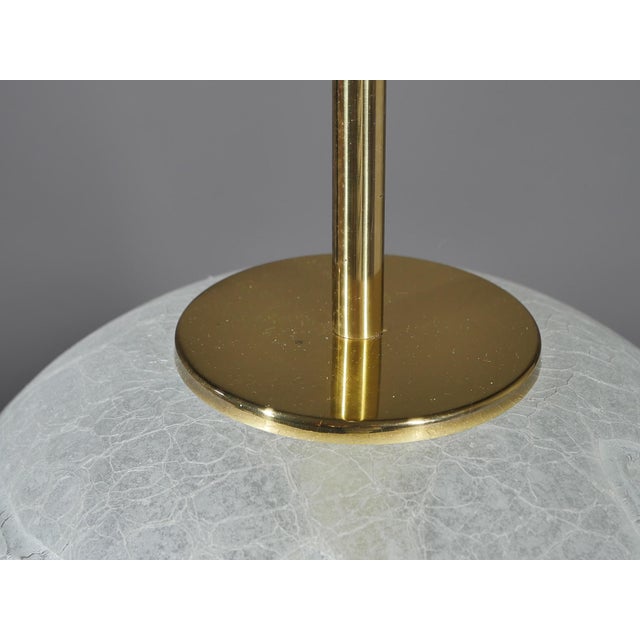 Ice Glass Ball Lamp by Doria Leuchten, 1970s For Sale - Image 13 of 17