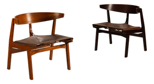 Mod. 8102 Lounge Chairs by Giuseppe Zammerini for MIM Roma, Italy, 1960s, Set of 2