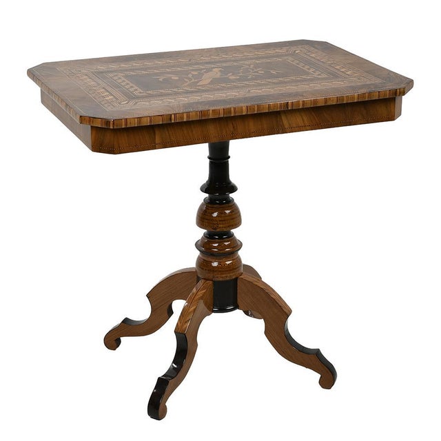 Napoleon III Games Table in Marquetry For Sale - Image 9 of 9