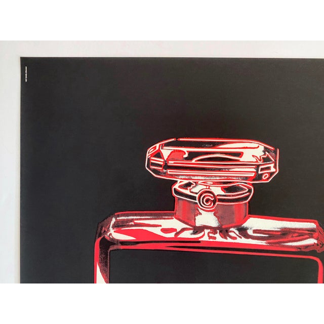 Andy Warhol Vintage 1997 Fine Art Silkscreen Print Large Pop Art Poster " Chanel No. 5 " 1985 For Sale In Kansas City - Image 6 of 13