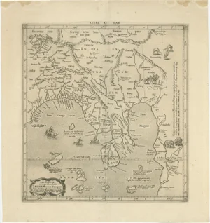 Mercator Ptolemaic Map of Asia, 1698